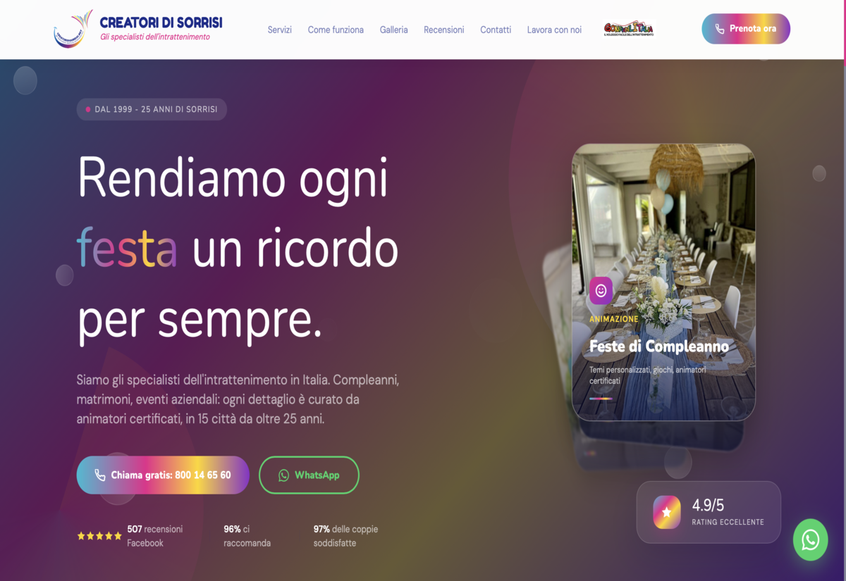 Creatori di Sorrisi Screenshot