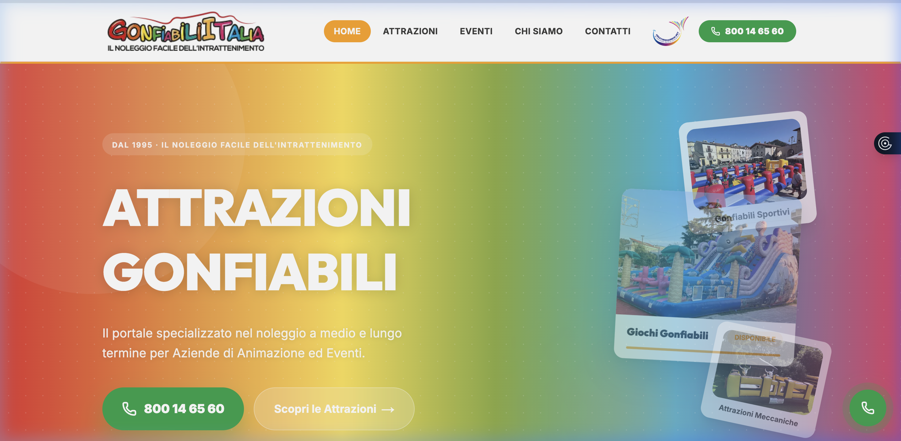 Gonfiabili Italia Screenshot
